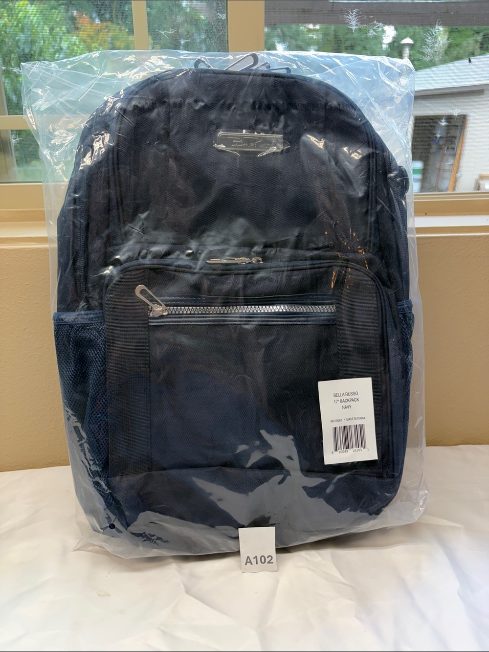 Classic Navy Men's Backpack by Bella Russo